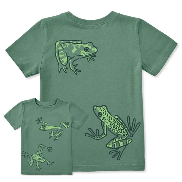 Toddler Crusher Tee - Lotsa Frogs