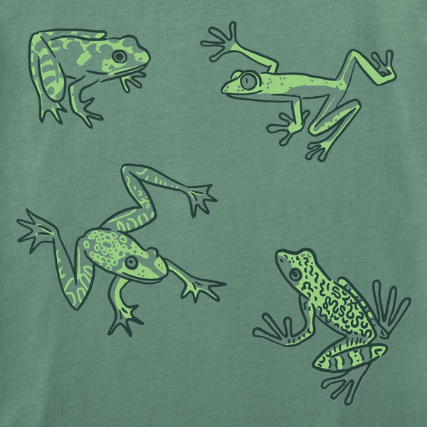 Toddler Crusher Tee - Lotsa Frogs
