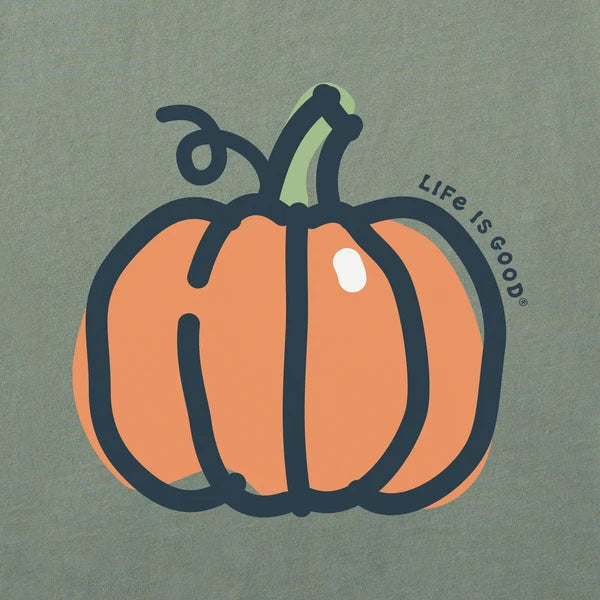 Baby Long Sleeve Bodysuit - Pumpkin MosGrn