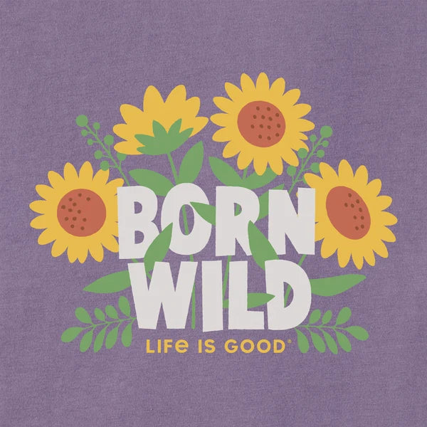 Baby Long Sleeve Bodysuit - Born Wild Sunflower