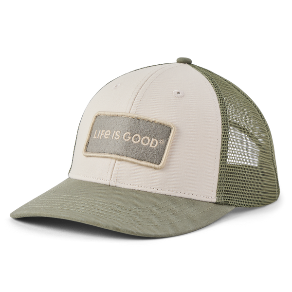 Trucker - Life is Good Wordmark (Green)