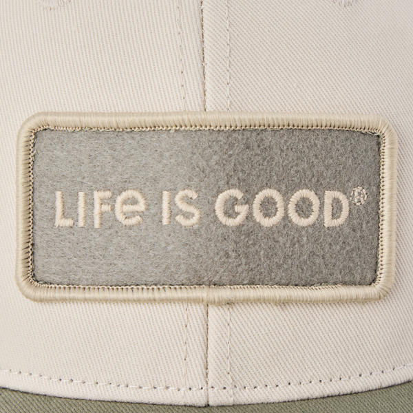 Trucker - Life is Good Wordmark (Green)