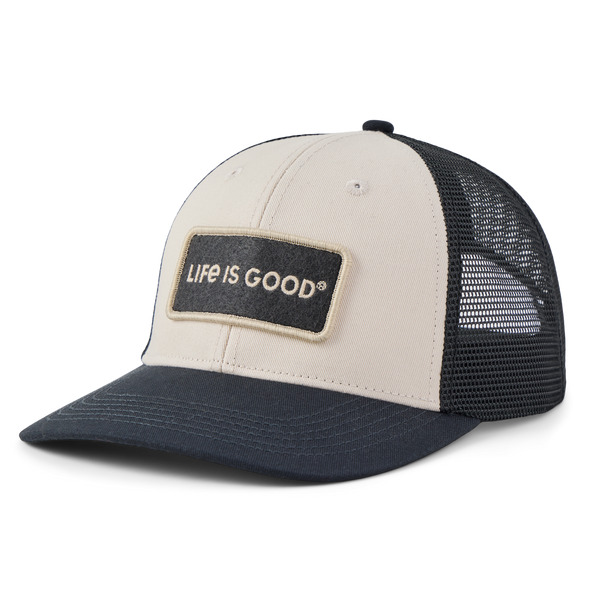 Trucker - Life is Good Wordmark (Black)