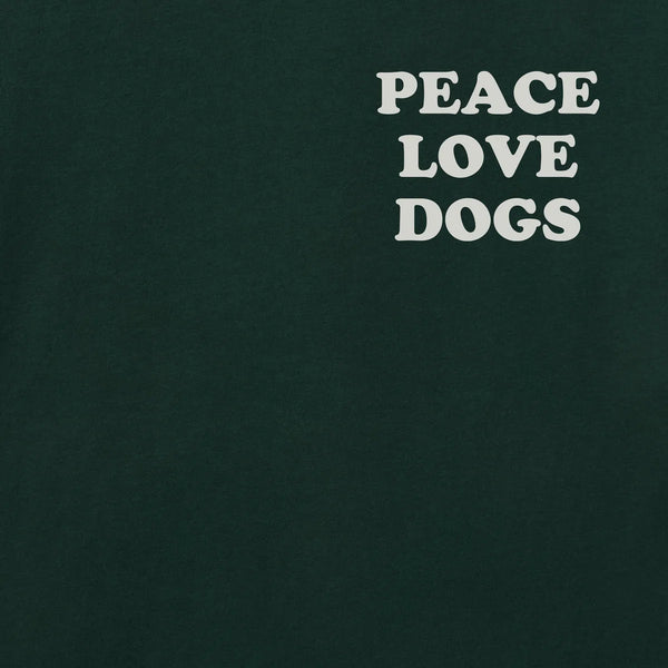 Women's Long Sleeve Crusher Tee - Peace Love Dogs