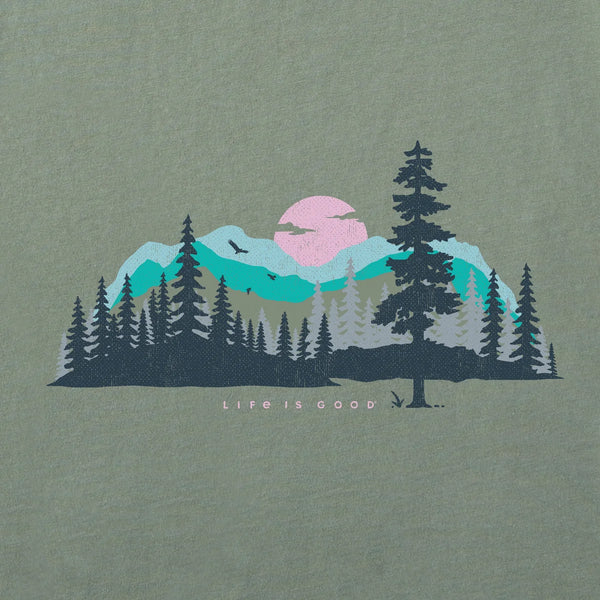 Women's Long Sleeve Crusher Tee - Mountain Mood