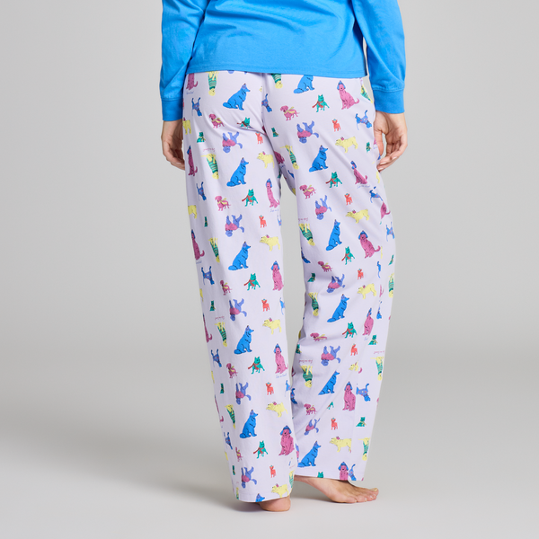 Women's Snuggle Up Sleep Pants - Warm Winter Dogs