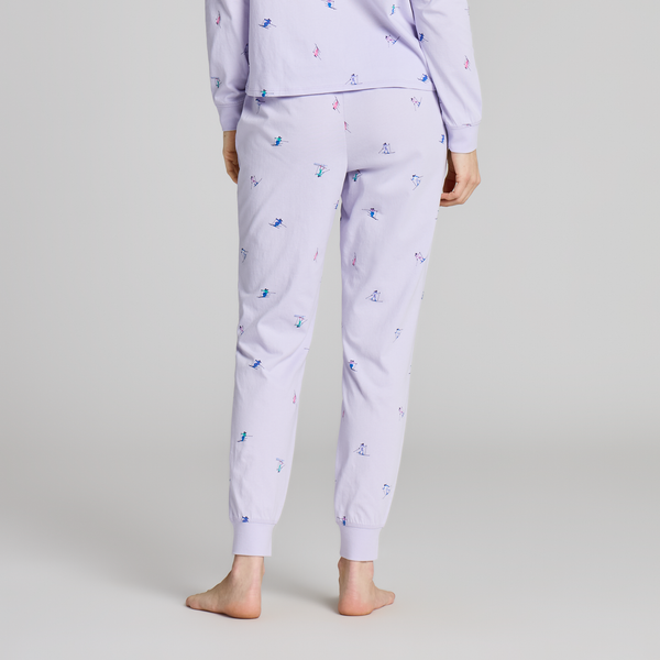Women's Snuggle Up Sleep Jogger - Ski Ya Later Pattern