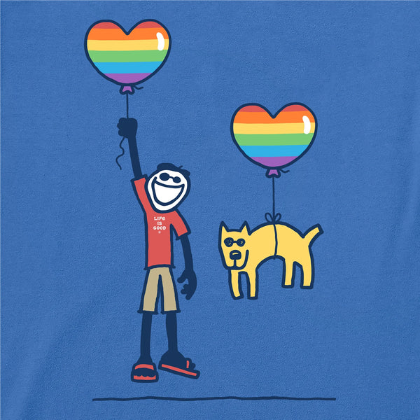 Men's Crusher Tee - Jake Rocket Pride Balloons