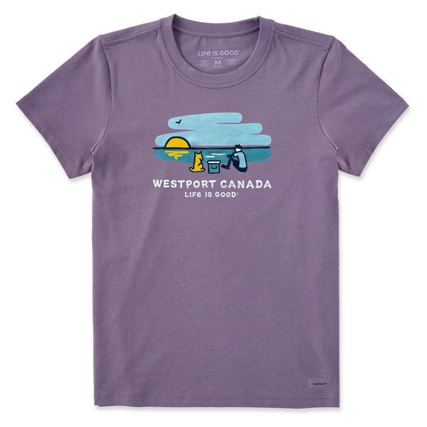Women's Crusher Tee - Westport Beach Sunset