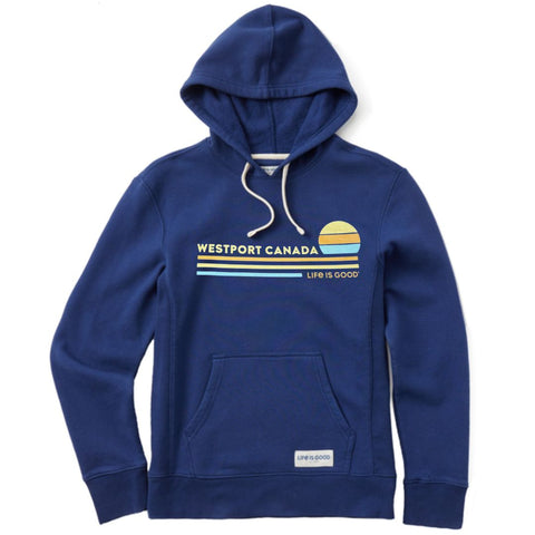 Men's Simply True Hoodie-Sunny Stripes Westport