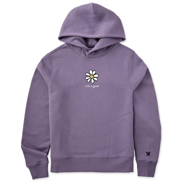 Women's Good Vibes Fleece Hoodie - LIG Daisy