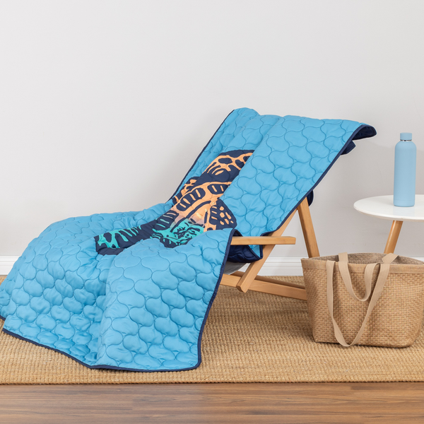 Outdoor Blanket - Sunset Turtle