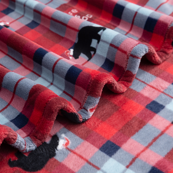 Plush Throw Blanket - Santa Bear