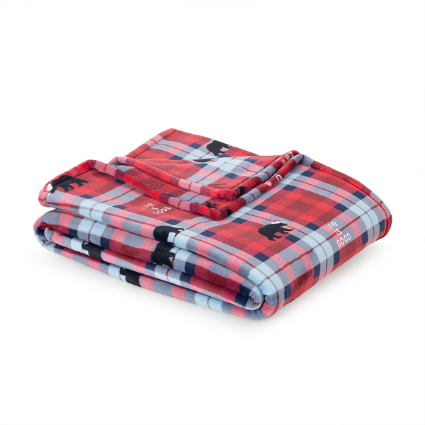 Plush Throw Blanket - Santa Bear