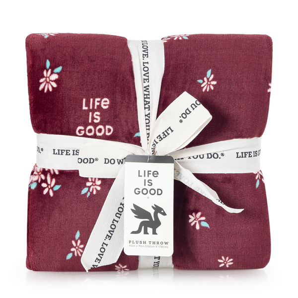 Plush Throw Blanket - Ditsy Floral