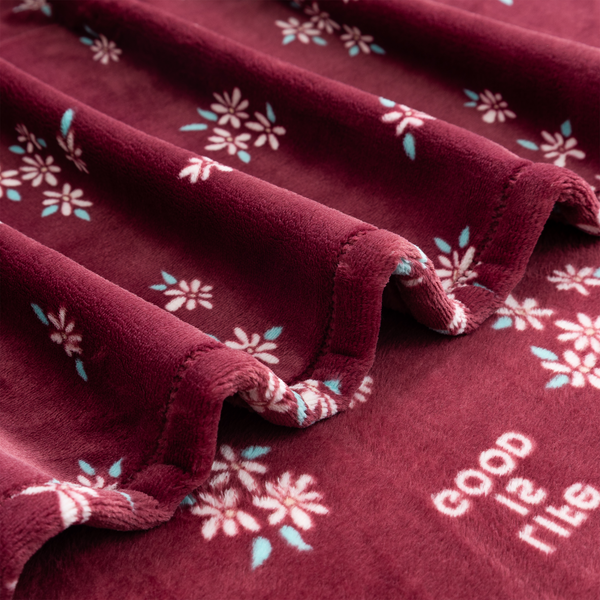 Plush Throw Blanket - Ditsy Floral