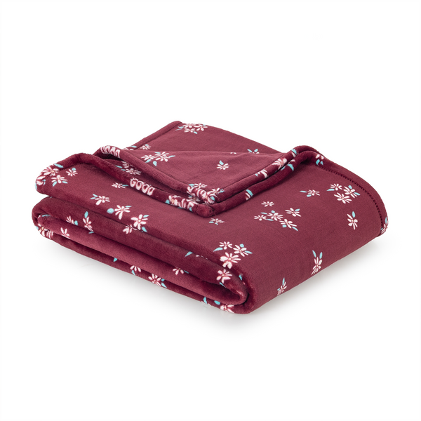 Plush Throw Blanket - Ditsy Floral