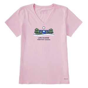 Women's Crusher Vee- Beach Adirondack Westport