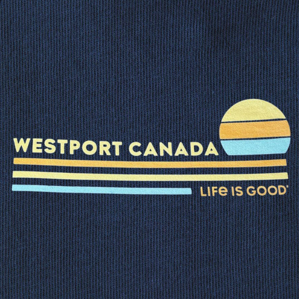 Men's Simply True Hoodie-Sunny Stripes Westport