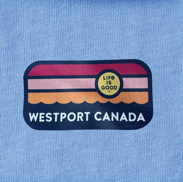 Women's Simply True Crew- Striped Westport
