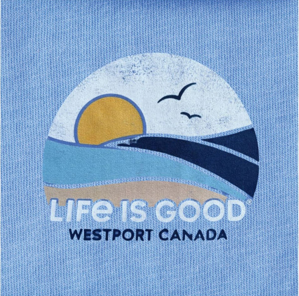 Women's Long Sleeve Crusher Tee - Clean Ocean Westport