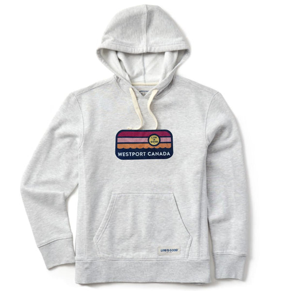 Women's Simply True Hoodie- Striped Westport