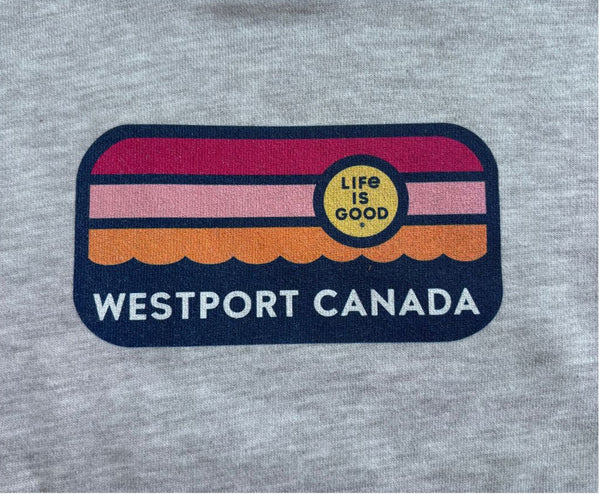 Women's Simply True Hoodie- Striped Westport
