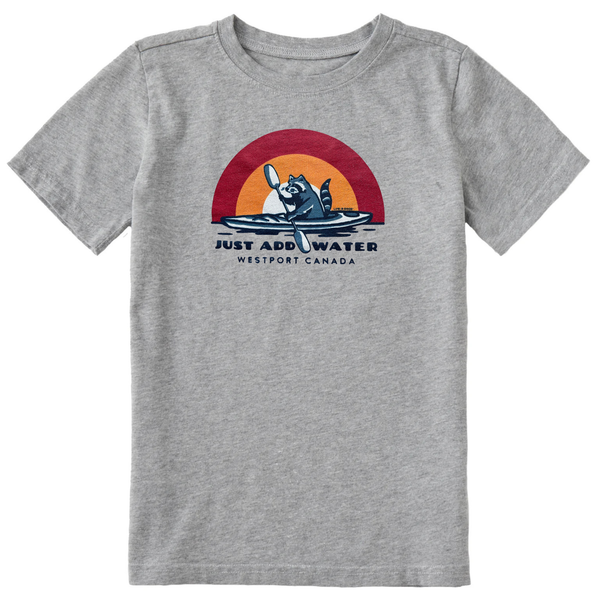 Kids's Crusher Tee - Westport Raccoon Kayak