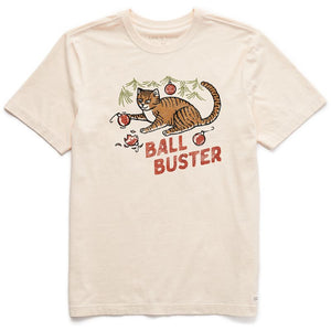 Men's  Crusher Tee -  Ball Buster Cat