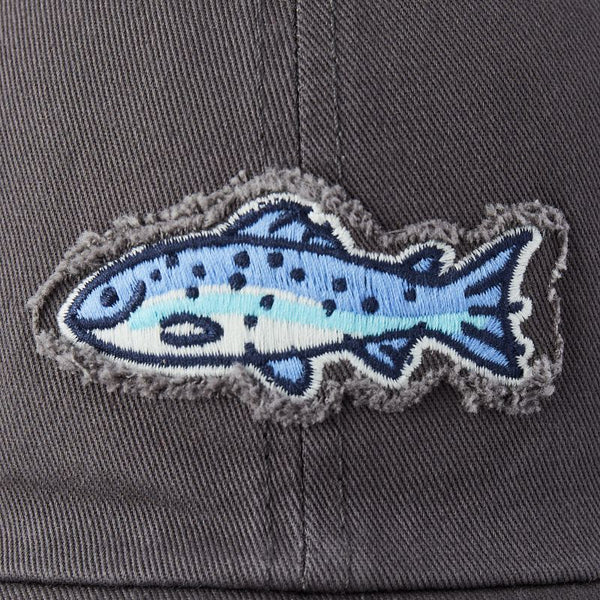 Tattered Chill Cap Good Catch Fish