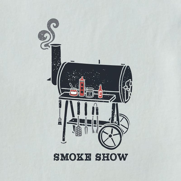 Men's  Crusher Tee Smoke Show on Fog Grey