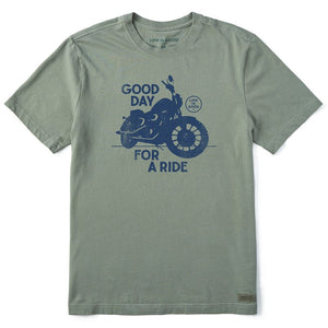 Men's Crusher-LITE tee Good Day for a Ride (Motorcycle)