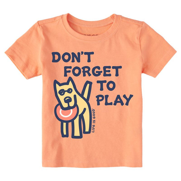 Toddler Crusher Tee Rocket Dog Don't Forget to Play