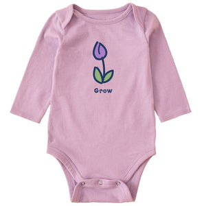Baby Bodysuit Longsleeve Grow Tulip