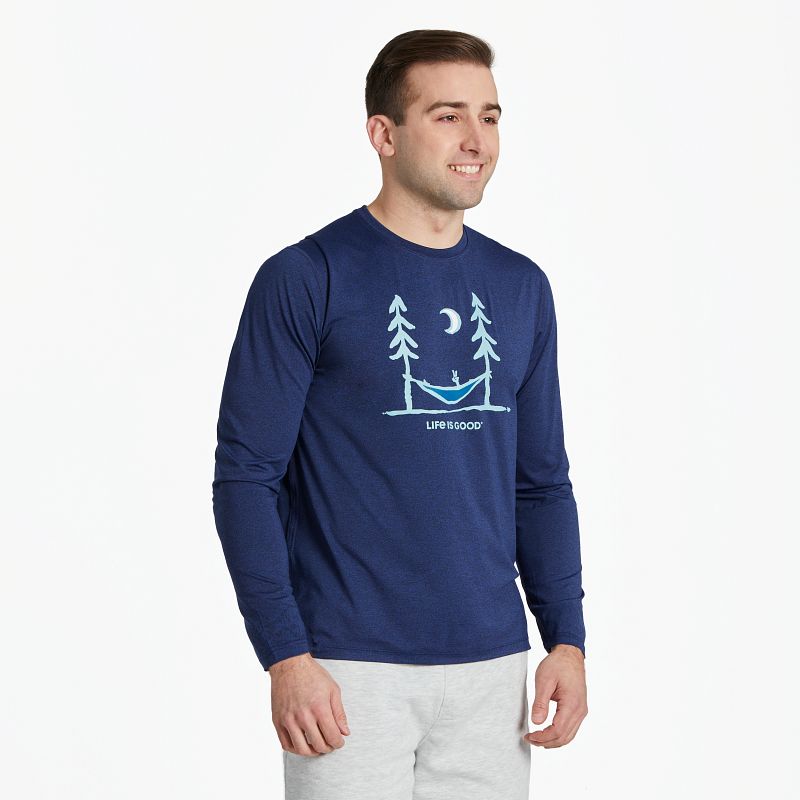 Men's Long Sleeve Active Tee Peace Out
