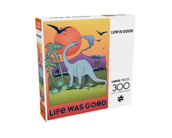 ***NEW*** LIG PUZZLE-300pc Life was good (Dinosaur)