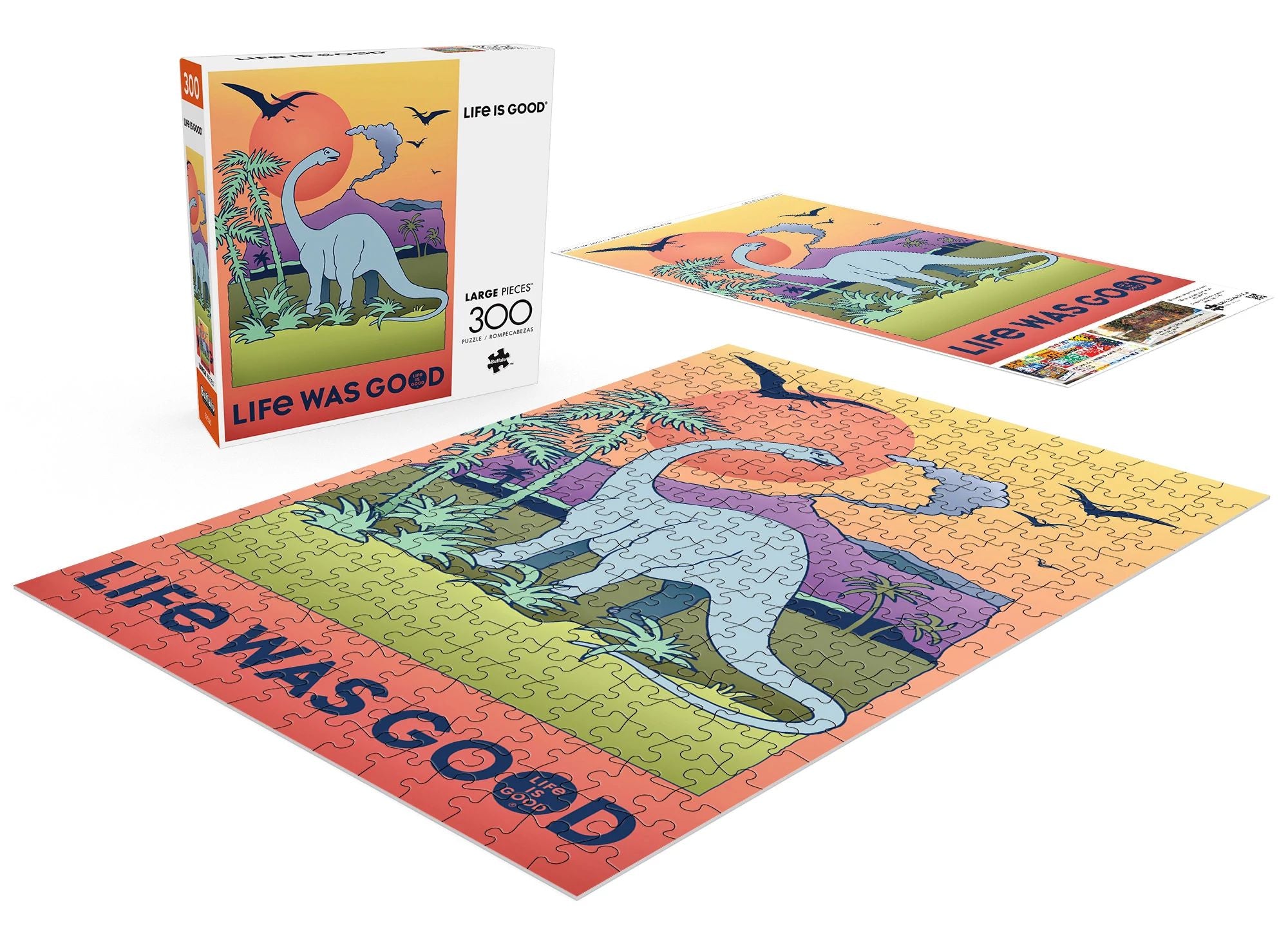 ***NEW*** LIG PUZZLE-300pc Life was good (Dinosaur)