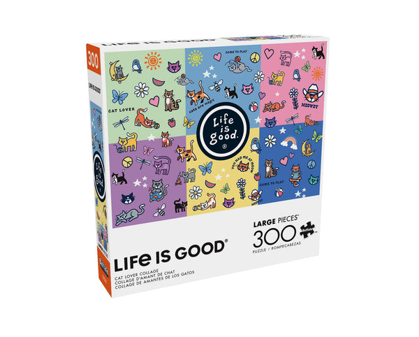 ***NEW*** LIG PUZZLE-300pc Cat Life is Good