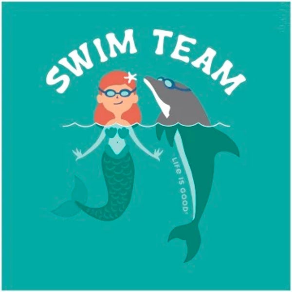 Toddler Long Sleeve Sun Crusher - Swim Team Mermaid