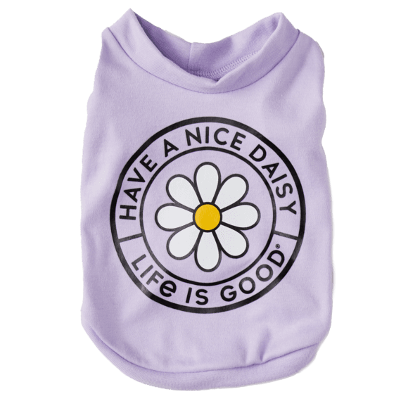 Have a Nice Daisy Graphic Dog Tee