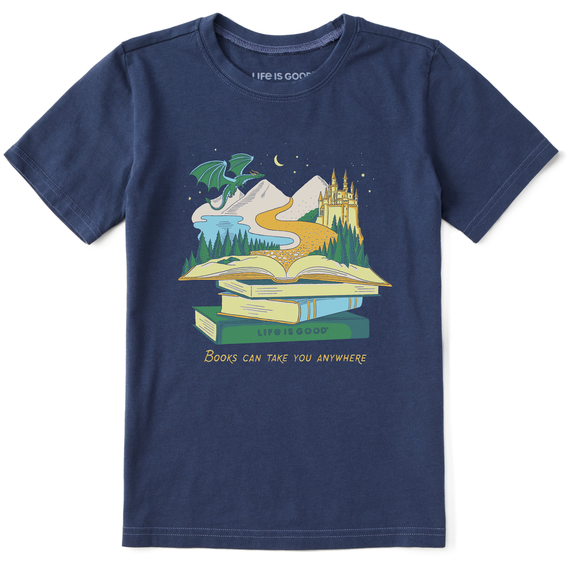Kids Crusher Tee - Books Can Take You Anywhere