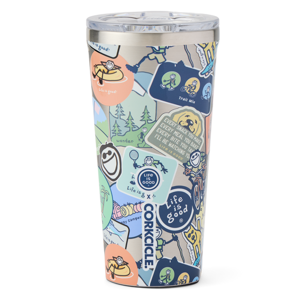 16 oz Stainless Tumbler - Vintage Sticker