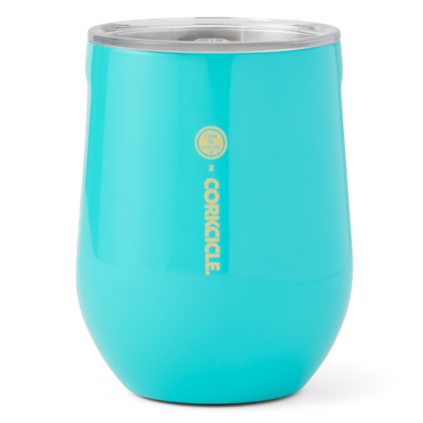 12 oz Stemless Tumbler - Three Turtles