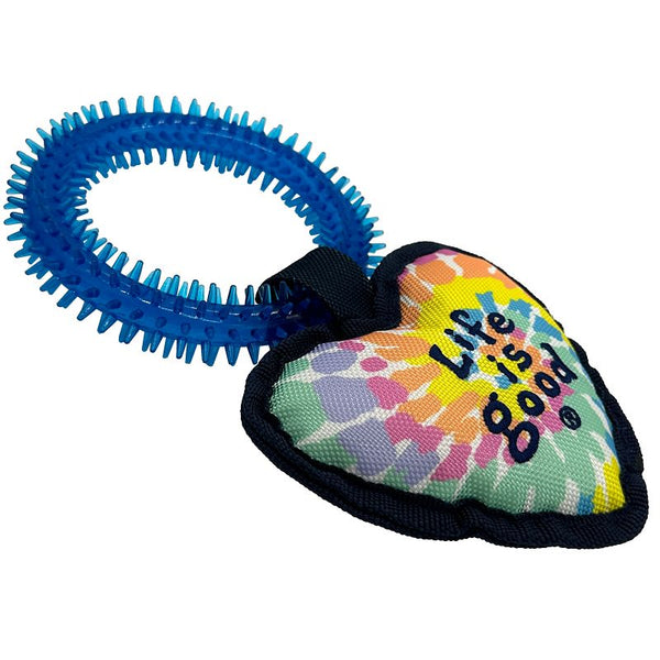 Dog Toy - Tie Dye Heart