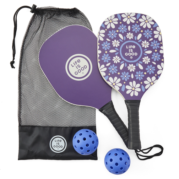 Pickleball Set-Daisy Mandala