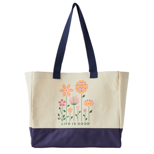 Linear Garden Cotton Canvas Tote (GIFT WITH PURCHASE) $150 min purchase