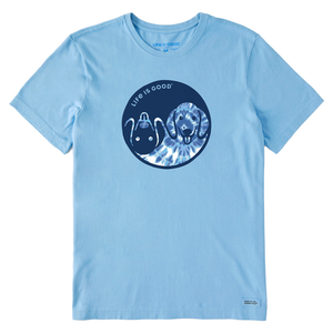 Men's Crusher Tee - Tie Dye Yin Yang