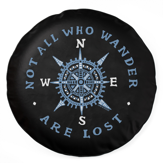 Tire Cover - Not Lost Compass
