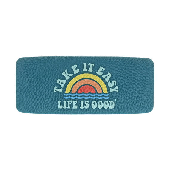 Sunglasses Case TAKE IT EASY TEAL