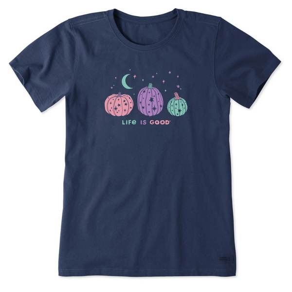Women's Crusher Tee - Celestial Pumpkin Trio - Life is Good Westport, Canada